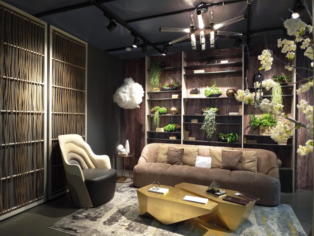 Interior design, home improvement, effect picture — Furniture required in offices